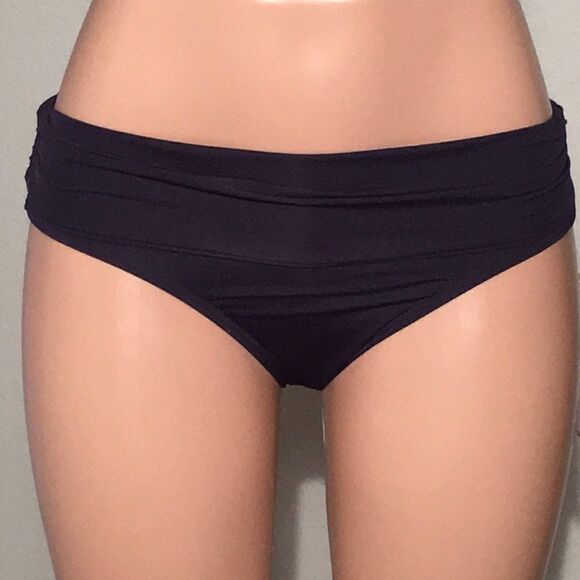 New. Anne Cole Navy 3-way bikini bottom. - Picture 2 of 8